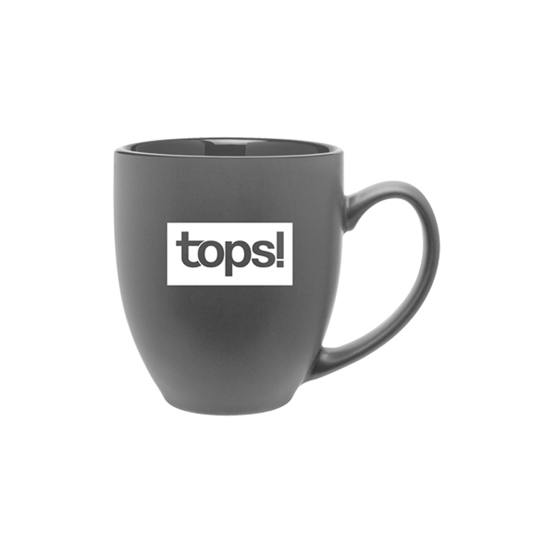 15 oz bistro mug - matte gray